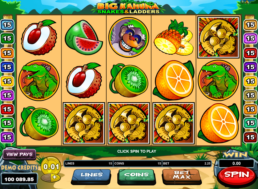 Free Big Kahuna Snakes And Ladders Slot Machine Online