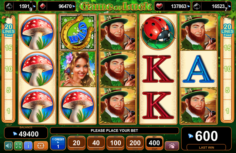 Free Online Slot Game Of Luck