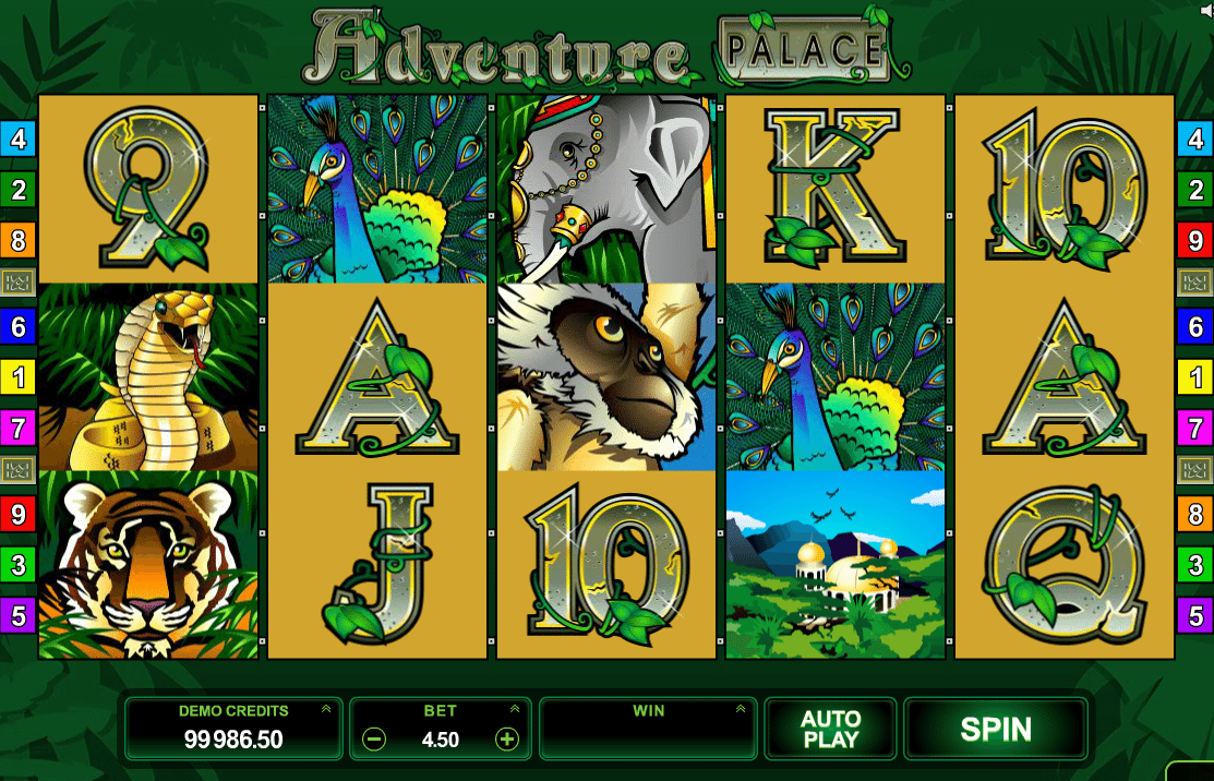 Free Online Slot Adventure Palace