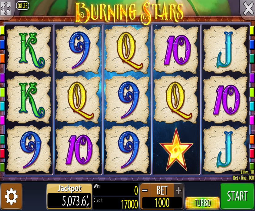 Free Online Slot Burning Stars