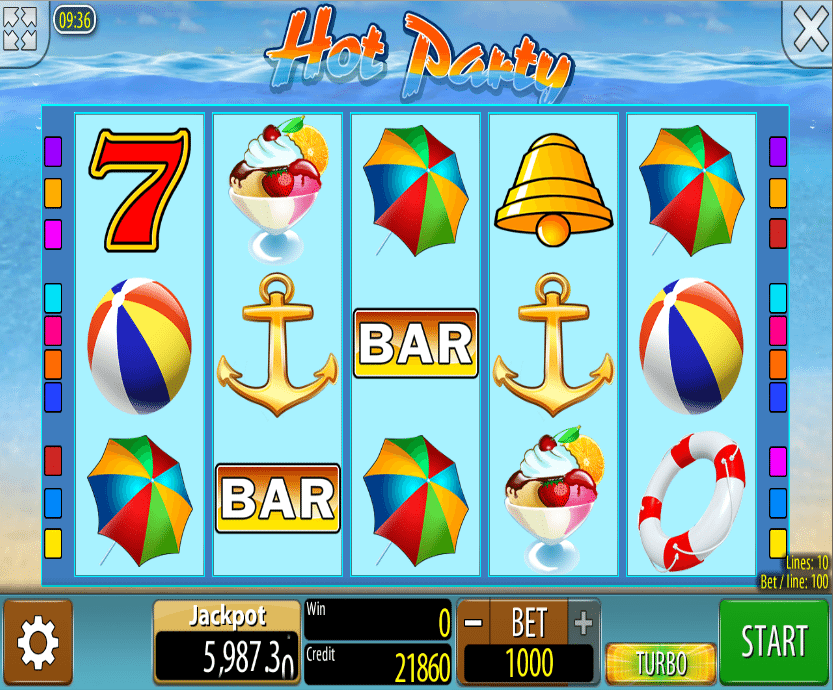 Free Hot Party Slot Machine Online
