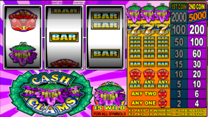 Free Cash Clams Slot Machine Online