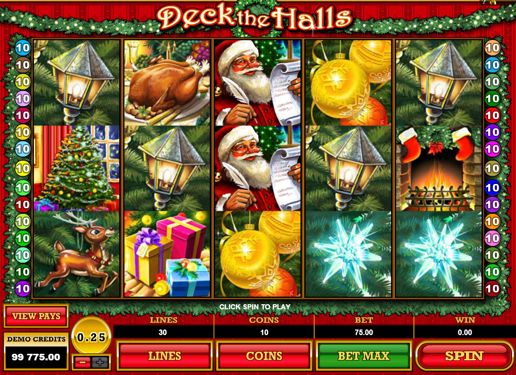 Free Slot Machine Deck The Halls