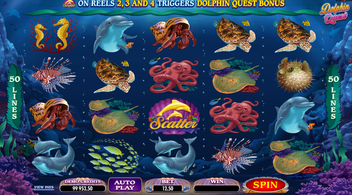 Free Online Slot Dolphin Quest