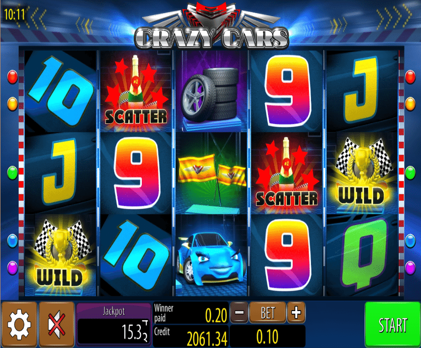 Free Online Slot Crazy Cars