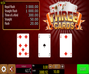 Free Slot Machine Three Cards