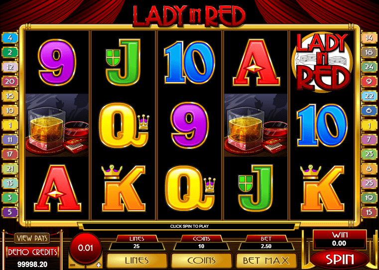 Free Slot Machine Lady In Red