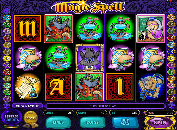 Magic Spell Free Online Slot