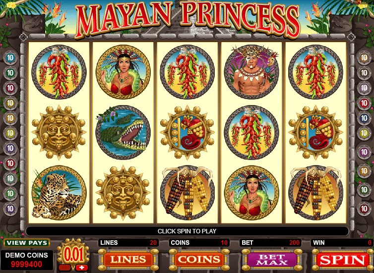 Free Mayan Princess Slot Machine Online