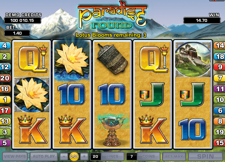 Paradise Found Free Online Slot