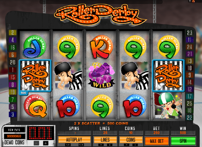 Free Roller Derby Slot Online