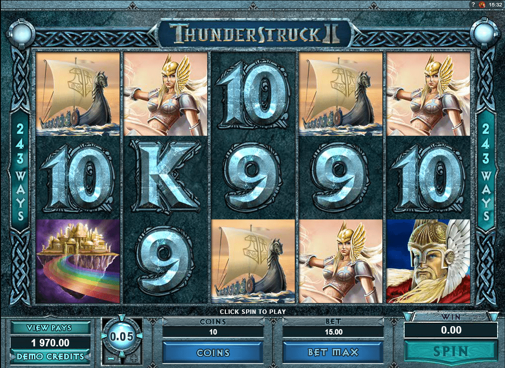 Slot Machine ThunderStruck II Online Free