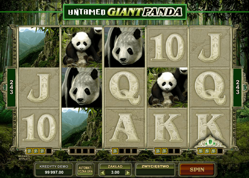 Untamed Giant Panda Free Online Slot