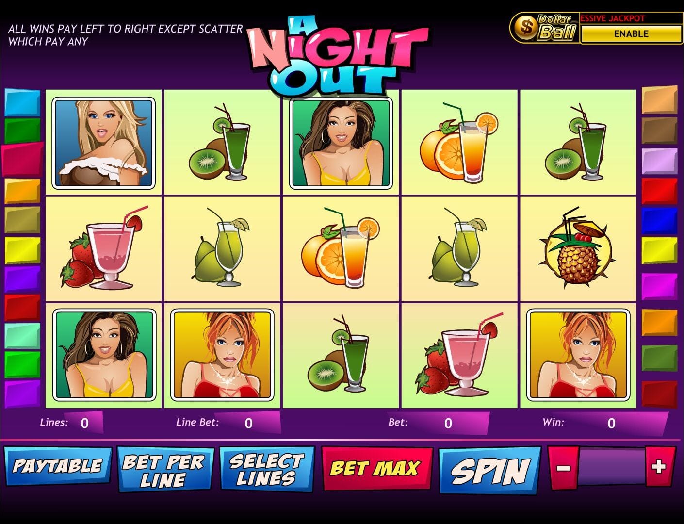Free A Night Out Slot Online