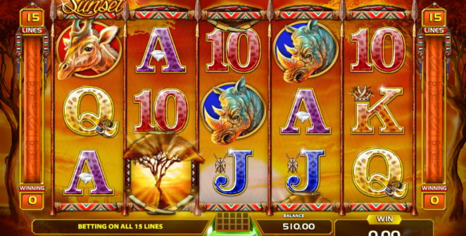 Free Slot Online African Sunset