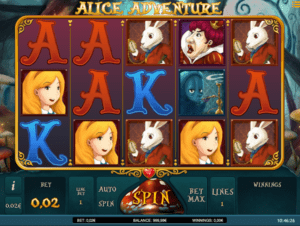 Automat Alice Adventure Online Zdarma