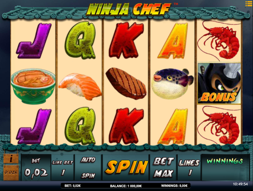 Ninja Chef Free Online Slot