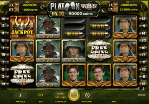 Platoon Wild Jackpot Free Online Slot