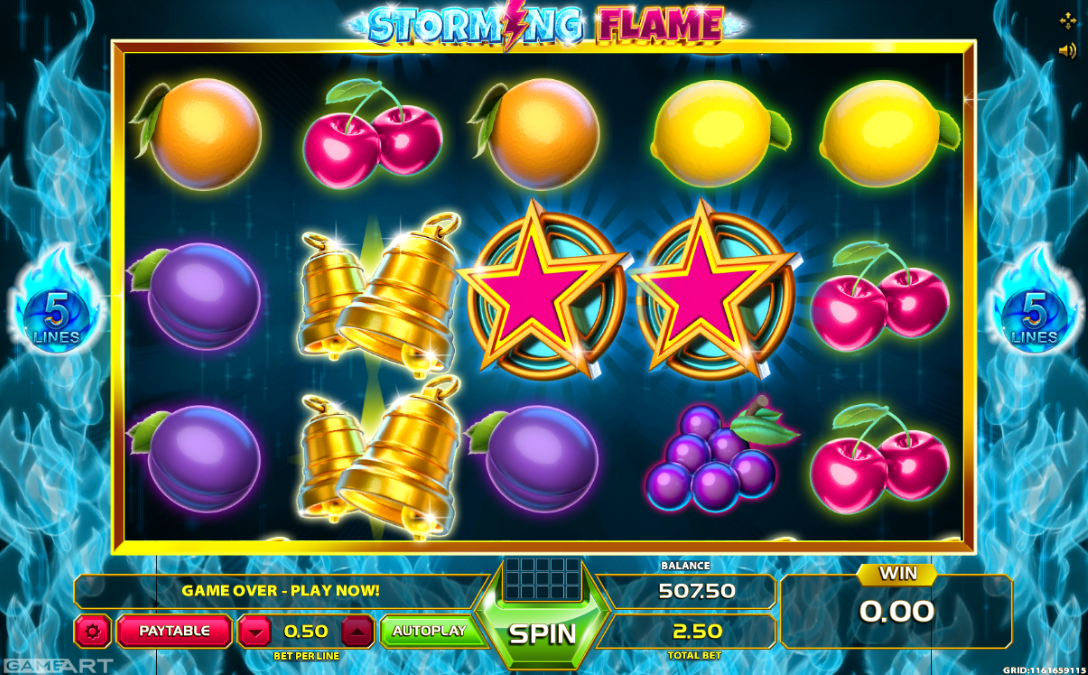 Free Storming Flame Slot Online
