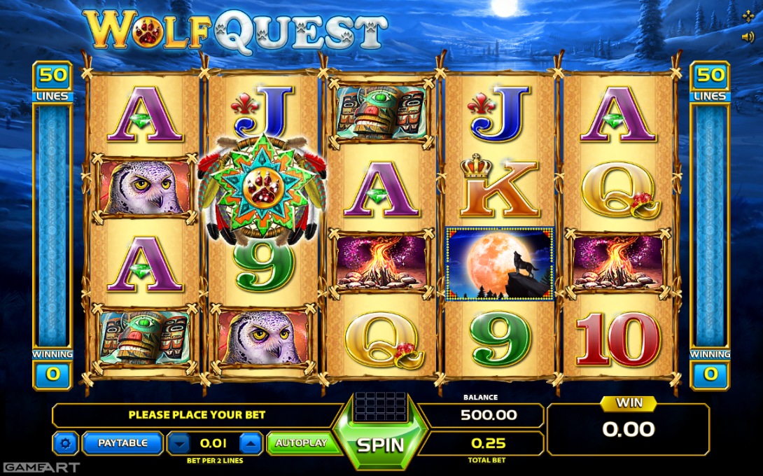 Wolf Quest Free Online Slot