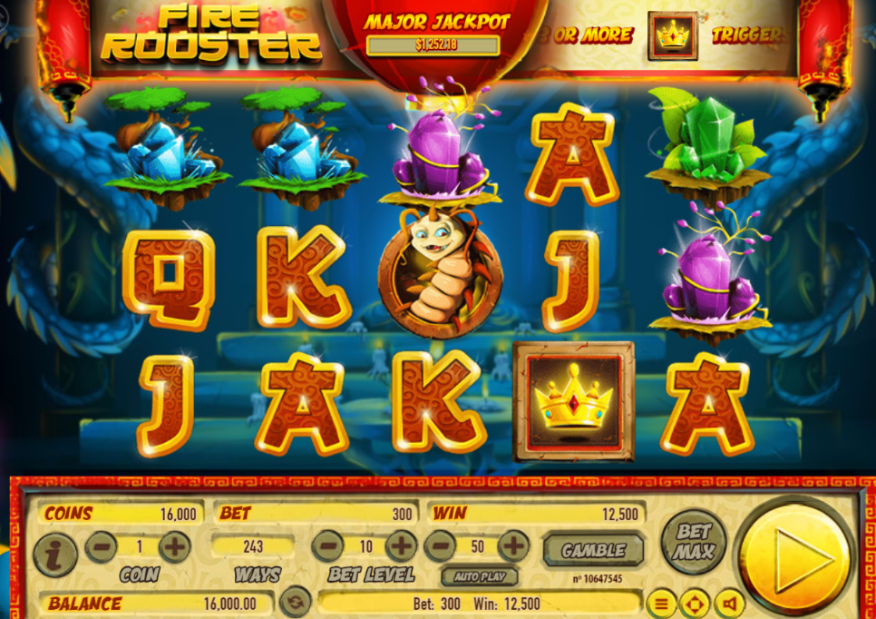 Fire Rooster Slot Machine