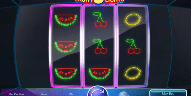 Slot Machine Fruity Lights Online Free