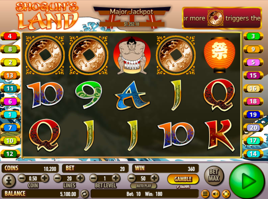 Free Shoguns Land Slot Online