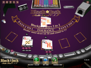 Free Black Jack Multihand VIP Online