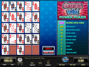 Free Deuces Wild 4H Slot Online