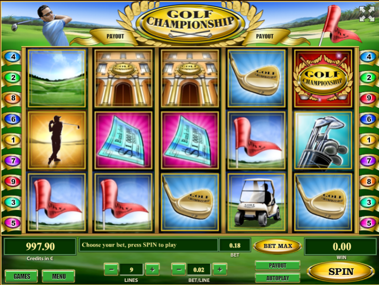 Free Golf Championship Slot Online