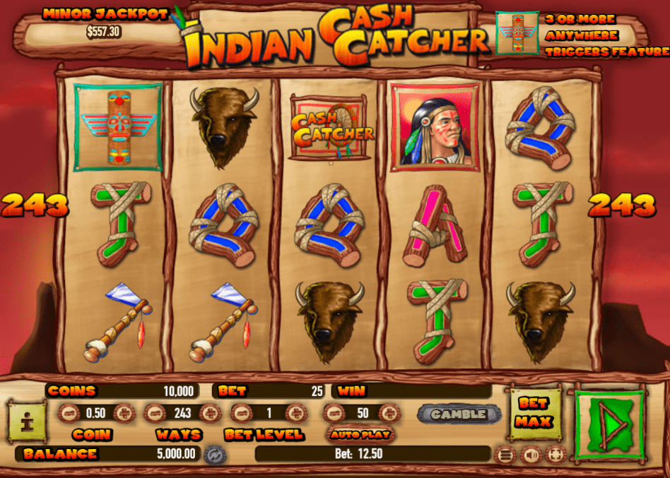 Slot Machine Indian Cash Catcher Online Free