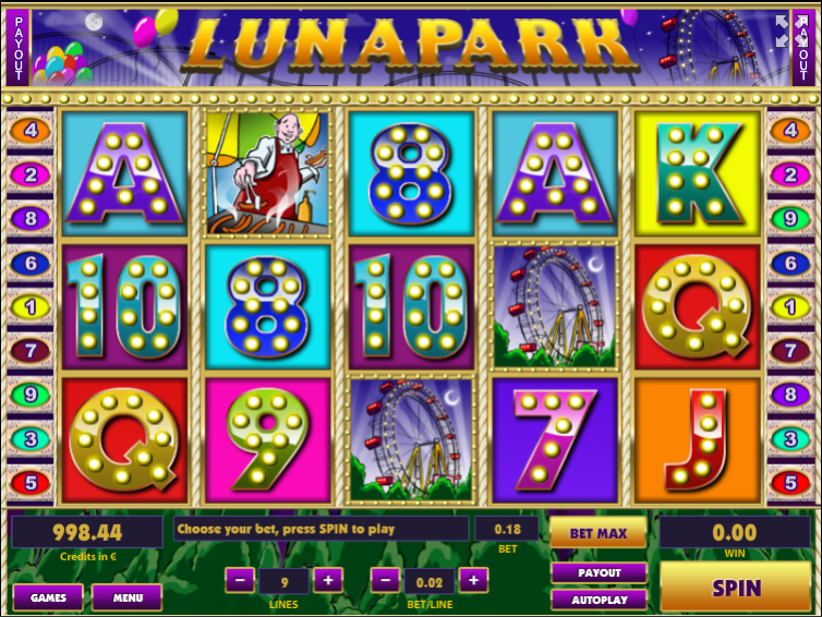 Lunapark Free Online Slot