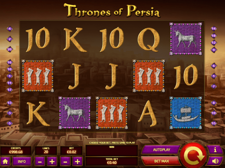 Free Slot Online Thrones of Persia