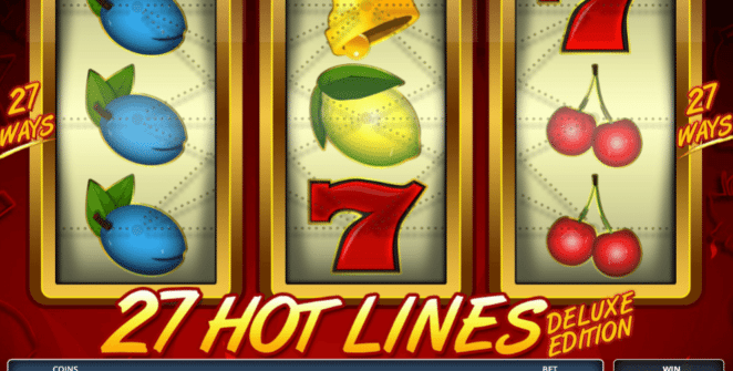 Free Slot Online 27 Hot Lines Deluxe