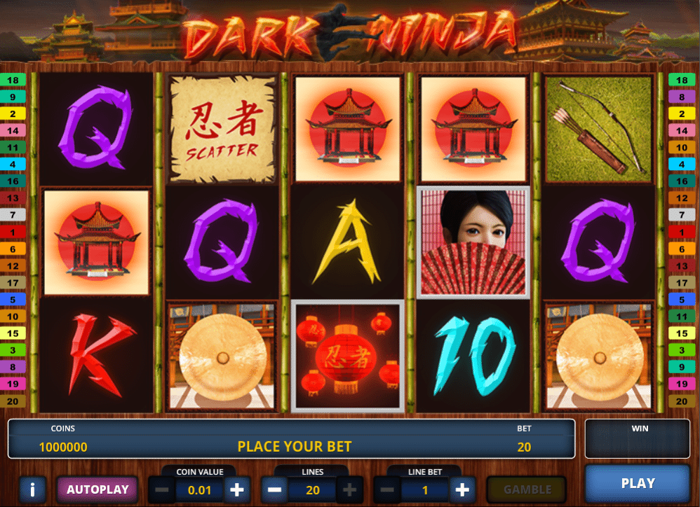 Free Slot Online Dark Ninja