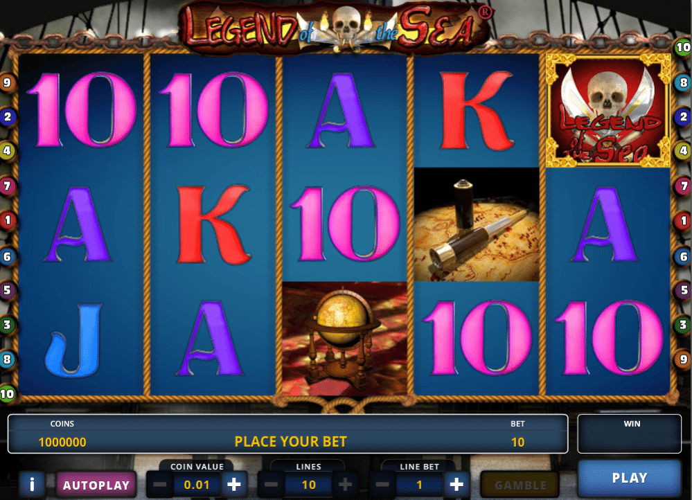 Slot Machine Legend of the Sea Online Free