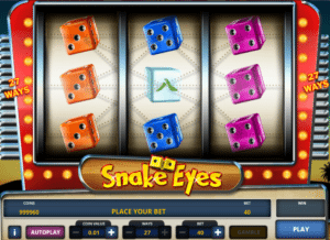 Free Snake Eyes Slot Online