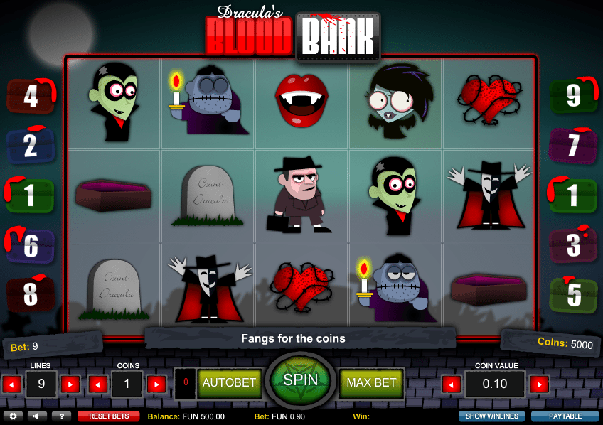 Free Draculas Blood Bank Slot Online