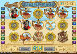 Slot Machine Gladiator of Rome Online Free