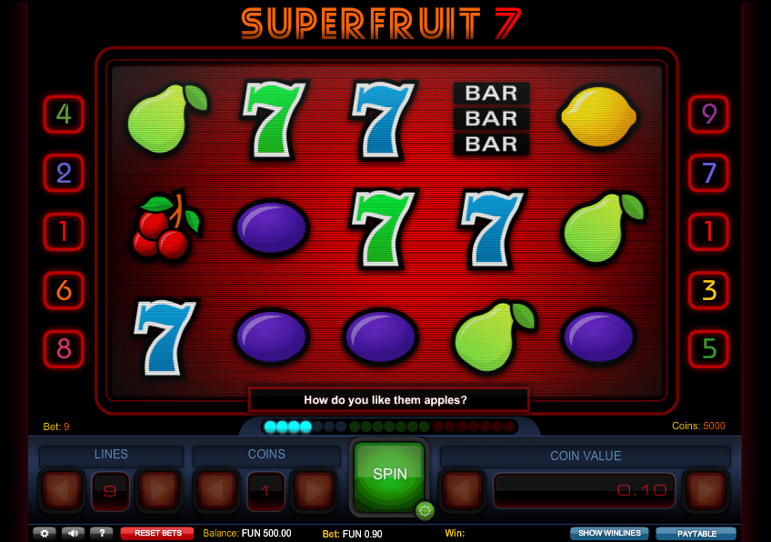 Superfruit 7 Free Online Slot