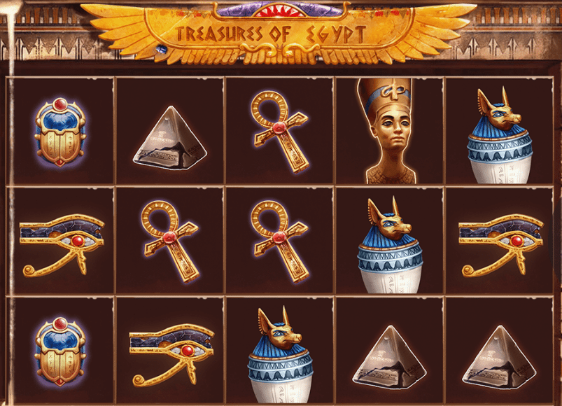 Treasures Of Egypt Slot Machine Game
