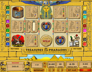 Treasures of the Pharaohs Free Online Slot