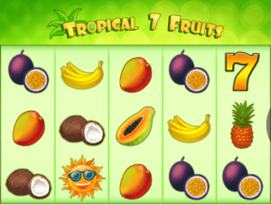 Slot Machine Tropical 7 Fruits Online Free