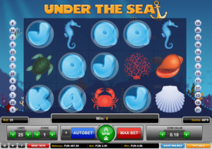 Free Slot Online Under the Sea 1x2