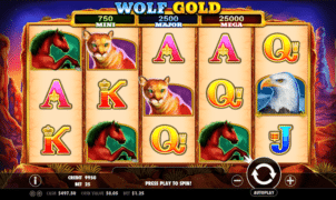 Free Wolf Gold Slot Online