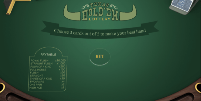 Free Texas Holdem PariPlay Slot Online
