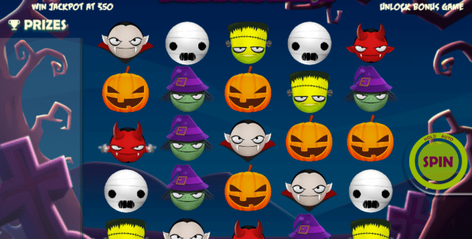 Slot Machine Halloween Emojis Online Free