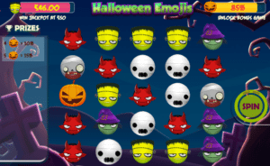 Slot Machine Halloween Emojis Online Free