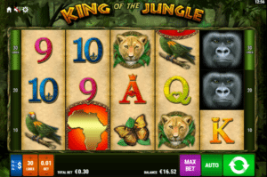 Slot Machine King of the Jungle Online Free