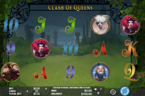 Slot Machine Clash of Queens Online Free